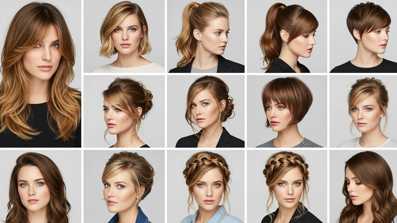 12 Flattering Hairstyles For Round Faces - Hair Ideas