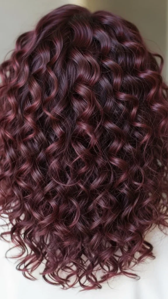 12 Stunning Cherry Mocha Hair Ideas 7 Cherry Mocha Curls
