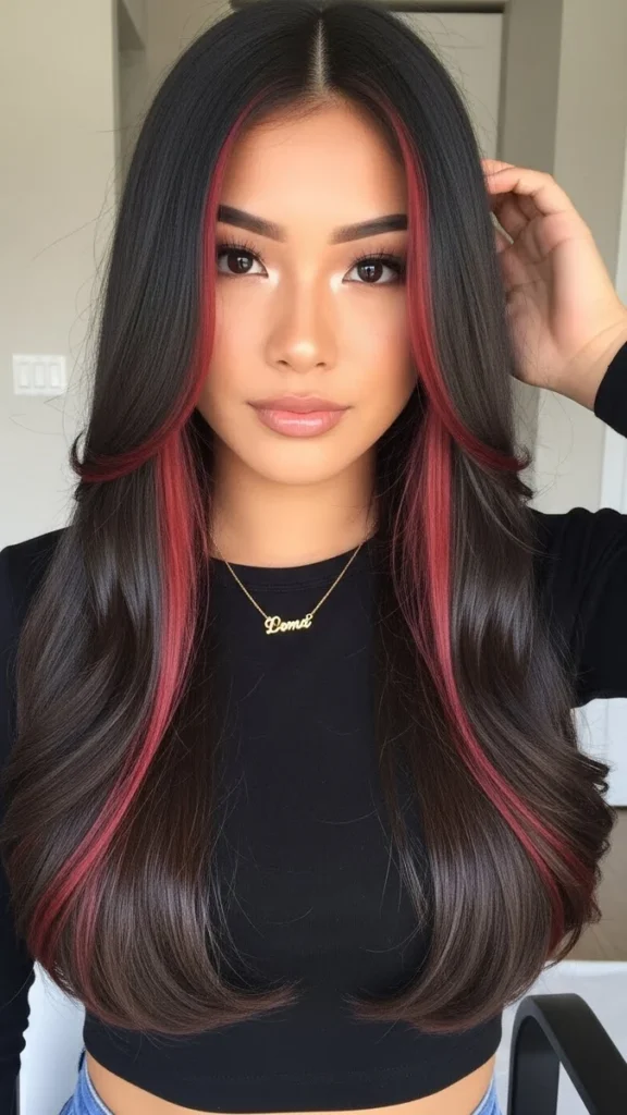 12 Stunning Cherry Mocha Hair Ideas 8 Cherry Mocha Money Pieces
