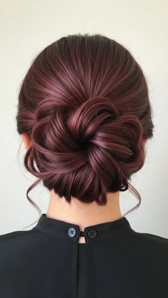 12 Stunning Cherry Mocha Hair Ideas 9 Cherry Mocha with Burgundy Depths