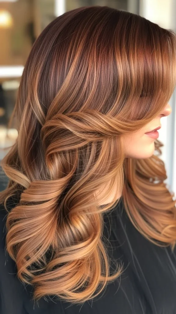 12 Stunning Cherry Mocha Hair Ideas 5 Cherry Mocha with Caramel Undertones