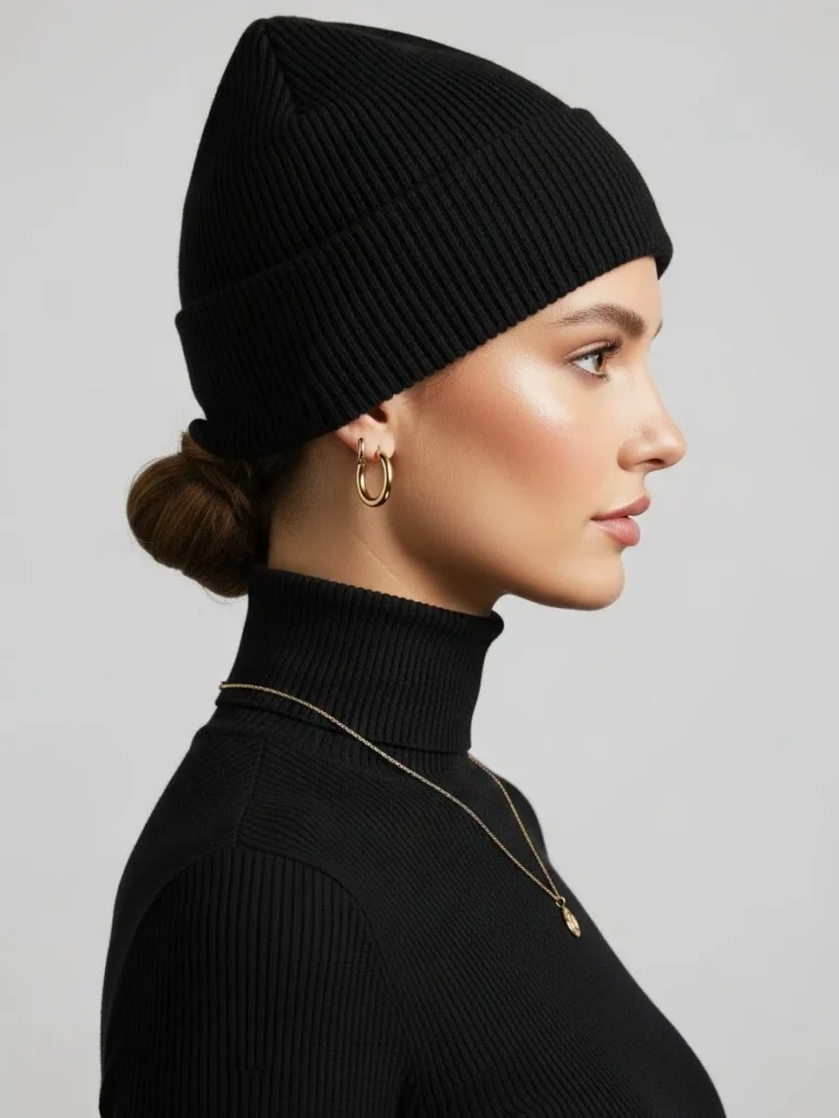 12 Beanie Hairstyles for Women That Are Effortlessly Chic This Season 4 Sleek Low Bun