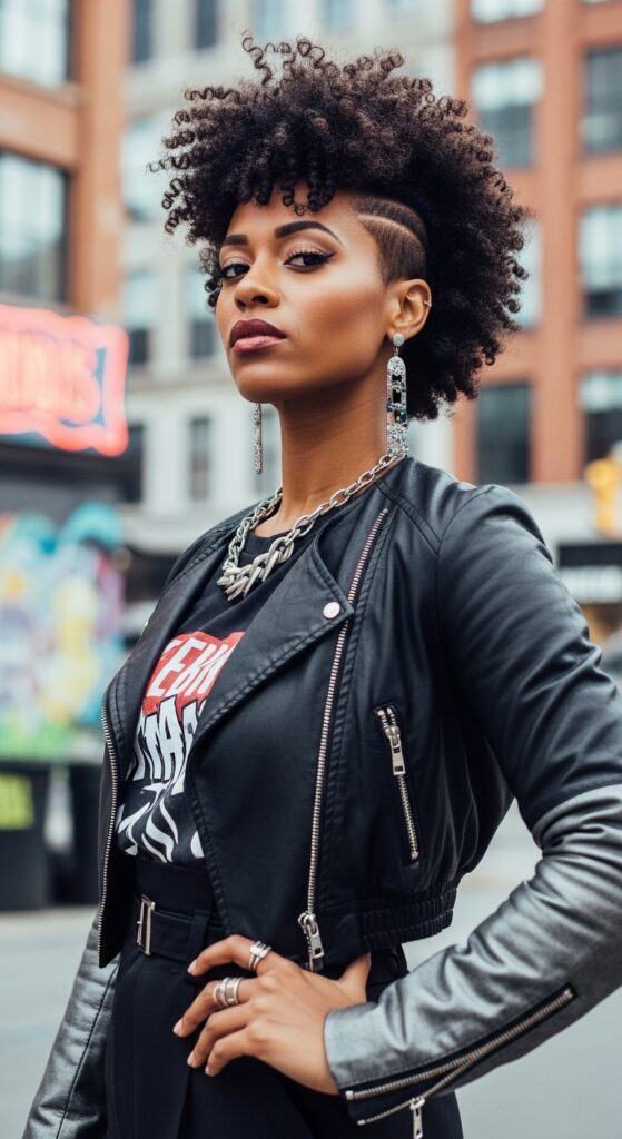 12 Stunning Short Afro Hairstyles That'll Make You Ditch Your Long Hair 7 Asymmetrical Afro Cut