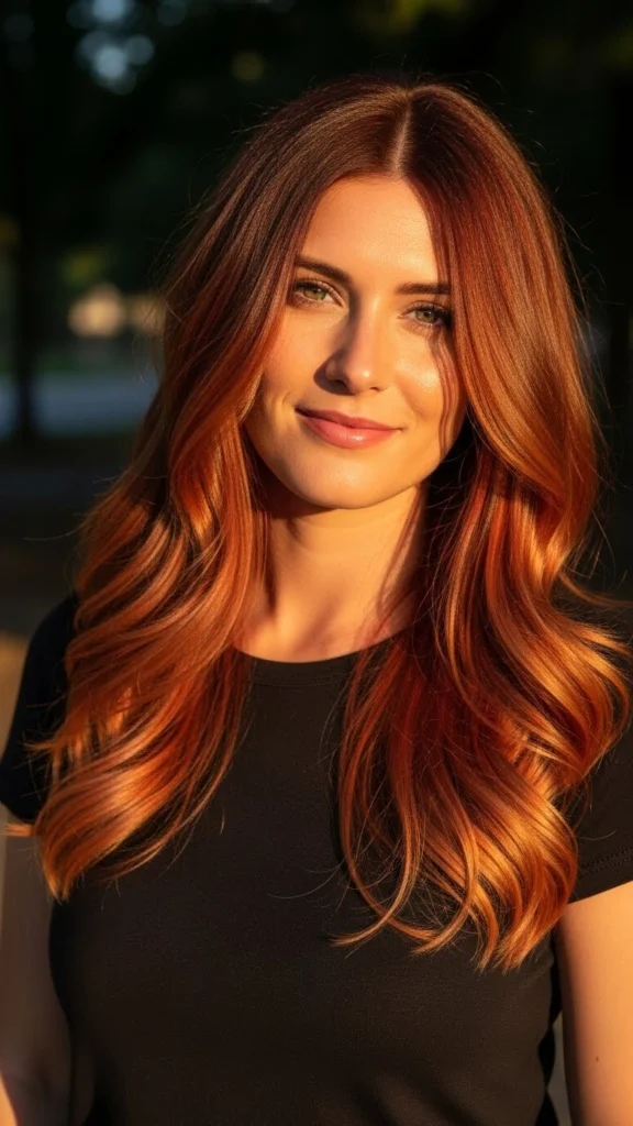 17 Spring Hair Color Ideas 2026 8 Auburn Balayage