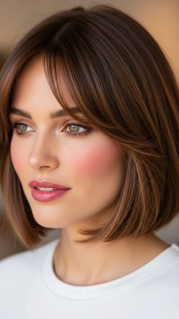 13 Bob Cut Ideas - Modern & Perfect for Every Hair Type 4 Bob Cut with Bangs Best for Face Framing