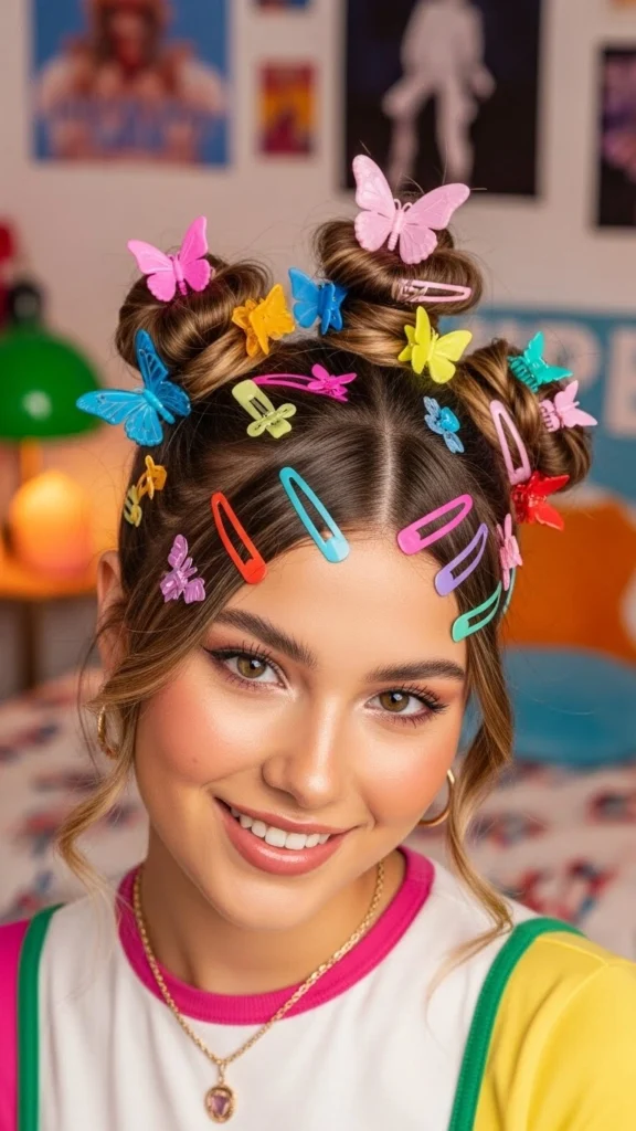 15 Hairstyle Inspirations to Transform Your Look in 2026 14 Butterfly Clips and 90s Accessories 2