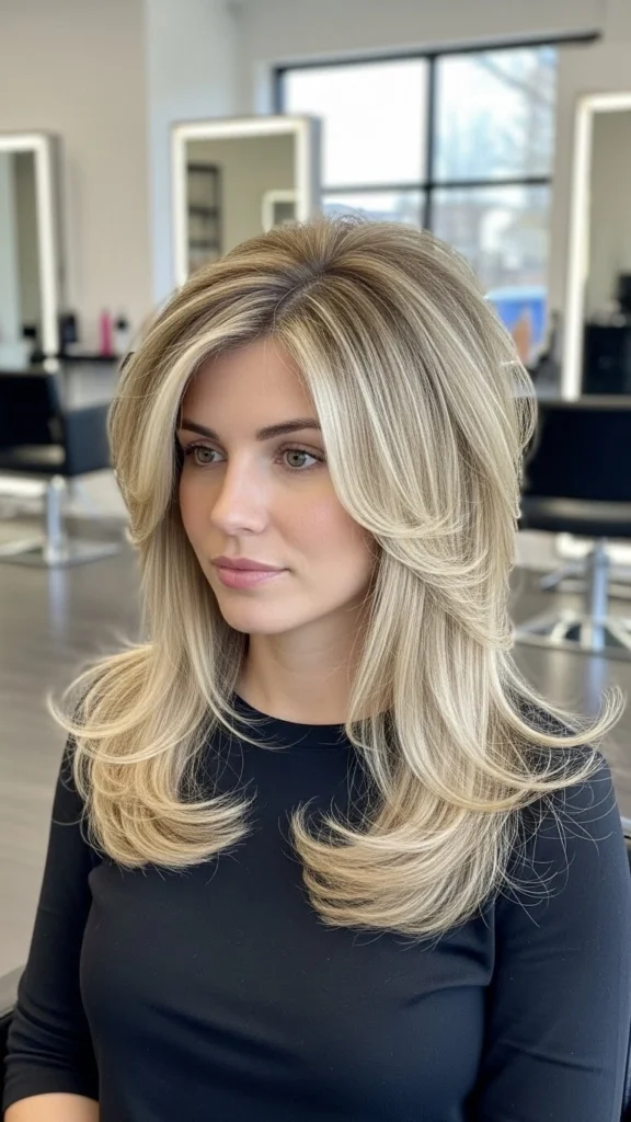 15 Gorgeous Haircuts for Thin Long Hair That Add Volume & Movement 2 Butterfly Haircut