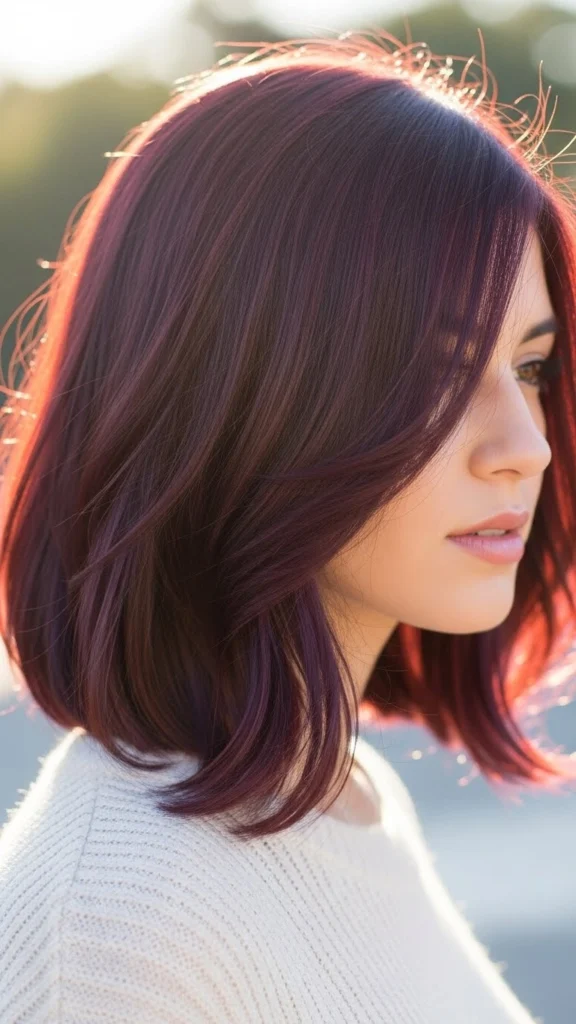 17 Spring Hair Color Ideas 2026 5 Chocolate Cherry