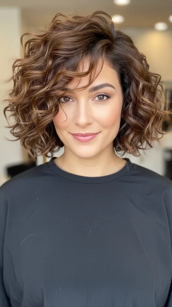 13 Bob Cut Ideas - Modern & Perfect for Every Hair Type 8 Curly Bob Cut Best for Defined Curls