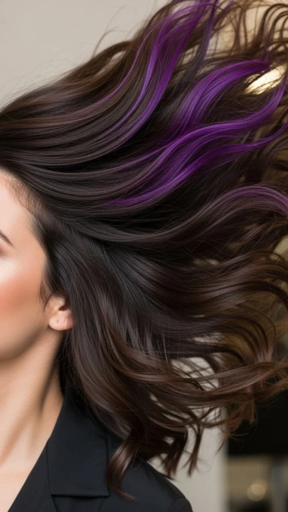 12 Peekaboo Hair Color Ideas 3 Electric Blue Bold 1