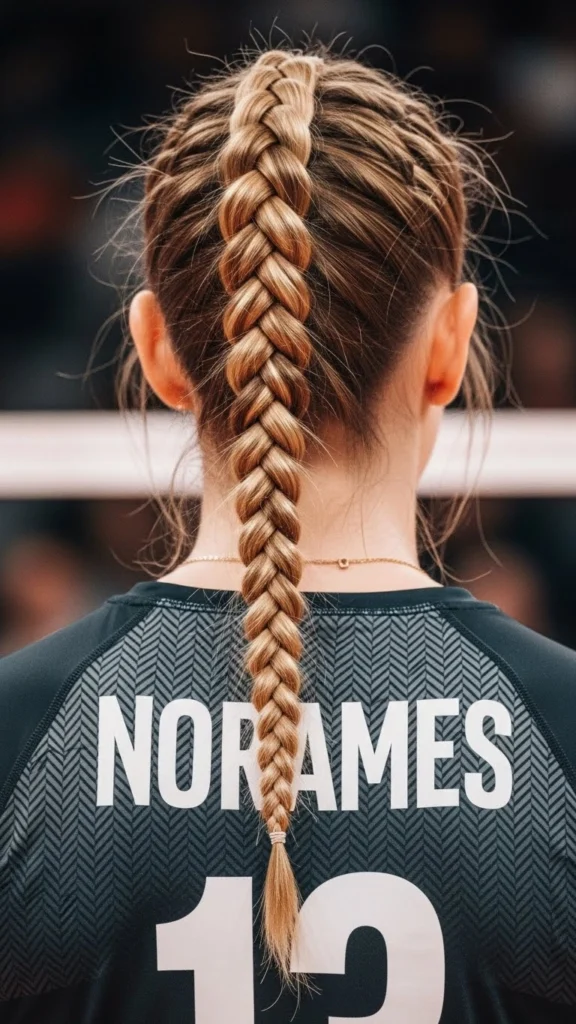 15 Cute Volleyball Hairstyles That Stay Put During Every Game 10 Fishtail Braid