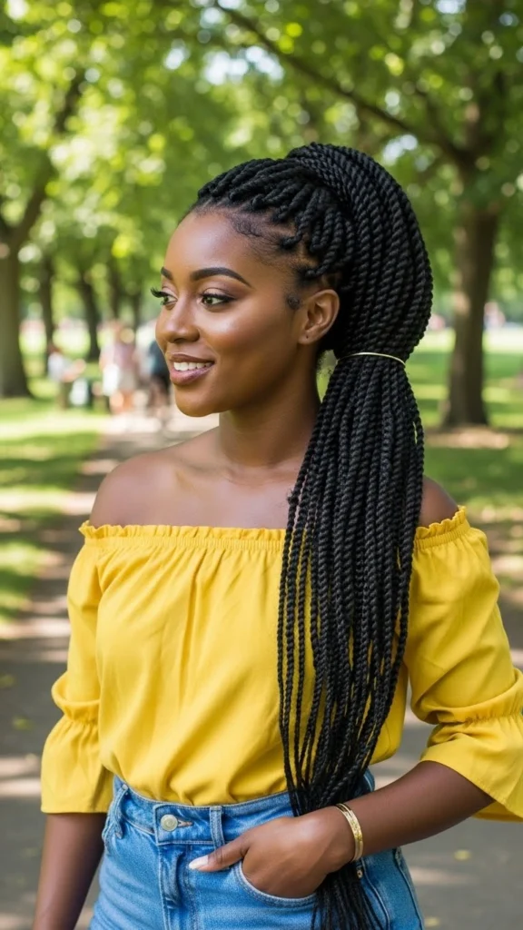 12 Summer Hairstyles for Black Women 10 Havana Twists Chunky and Chic