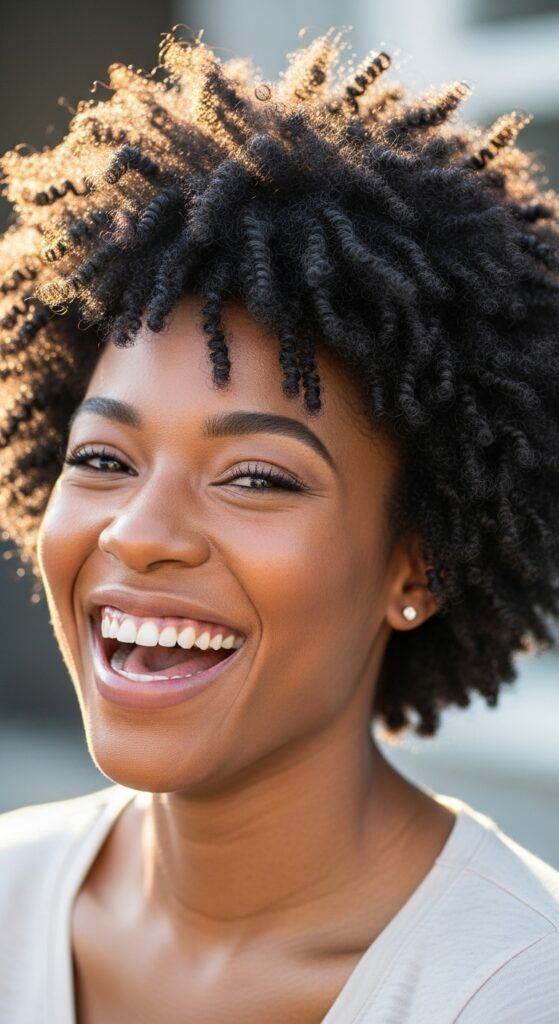 12 Stunning Short Afro Hairstyles That'll Make You Ditch Your Long Hair 8 Large Afro Hair Short Version