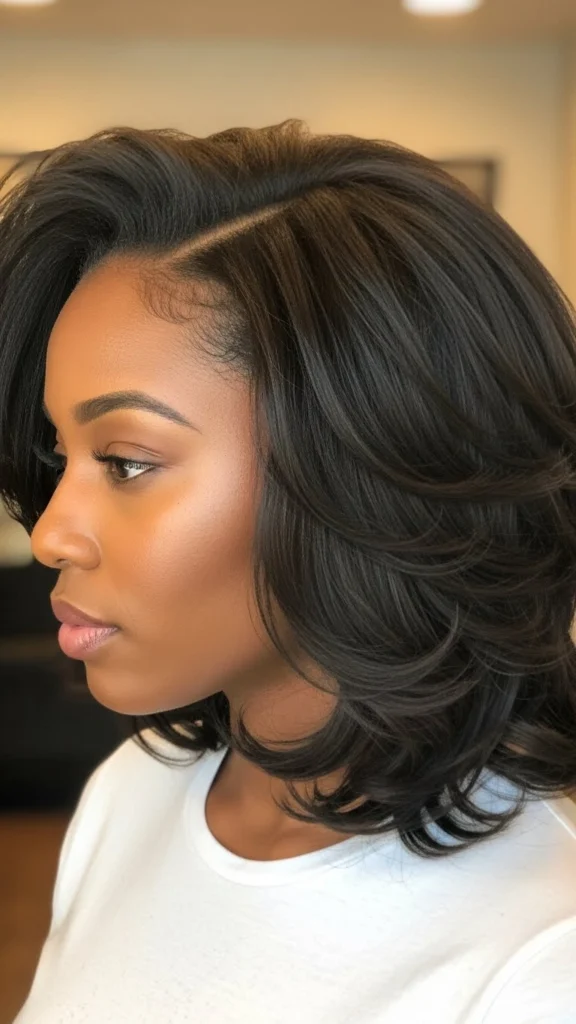 15 Short Bob Hairstyles for Black Women 2026 2 Layered Bob with Movement