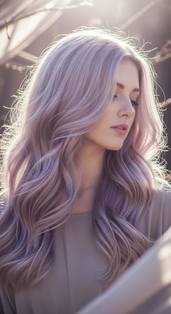 15 Purple Hair Ideas That Will Transform Your Look in 2026 9 Lilac and Silver Blend