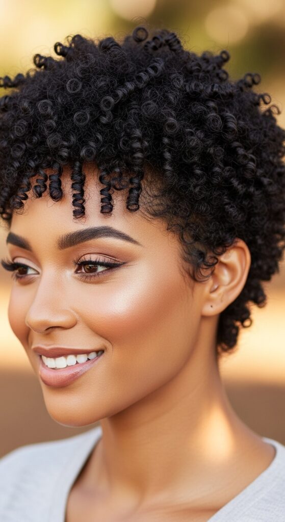 12 Stunning Short Afro Hairstyles That'll Make You Ditch Your Long Hair 3 Pixie Afro Hairstyles