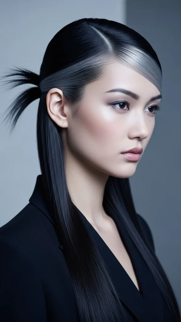 12 Peekaboo Hair Color Ideas 11 Rainbow Peekaboo Panel