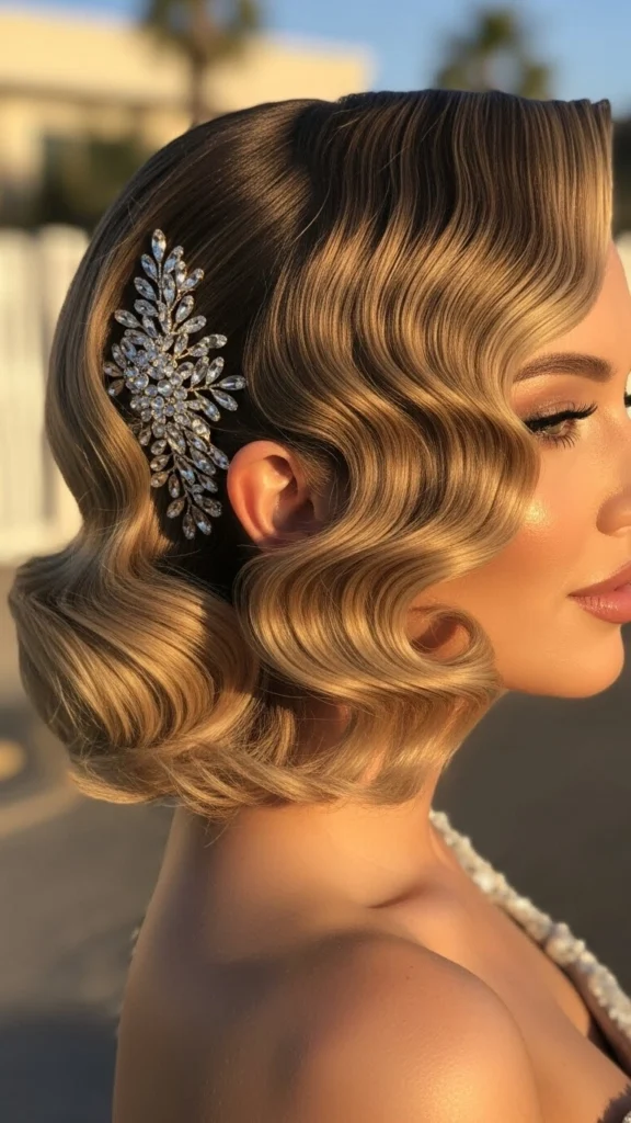 15 Romantic Valentine's Day Hairstyles That'll Make Hearts Skip a Beat 9 Romantic Side Swept Waves