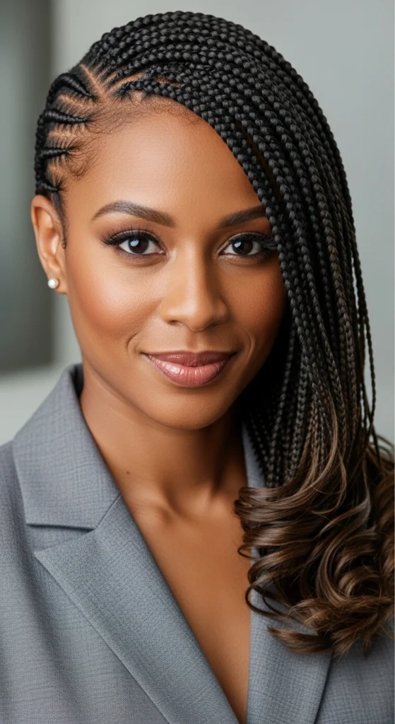 15 Braided Bob Hairstyles That Will Transform Your Look 8 Short Bob Braids Hairstyles with Side Part