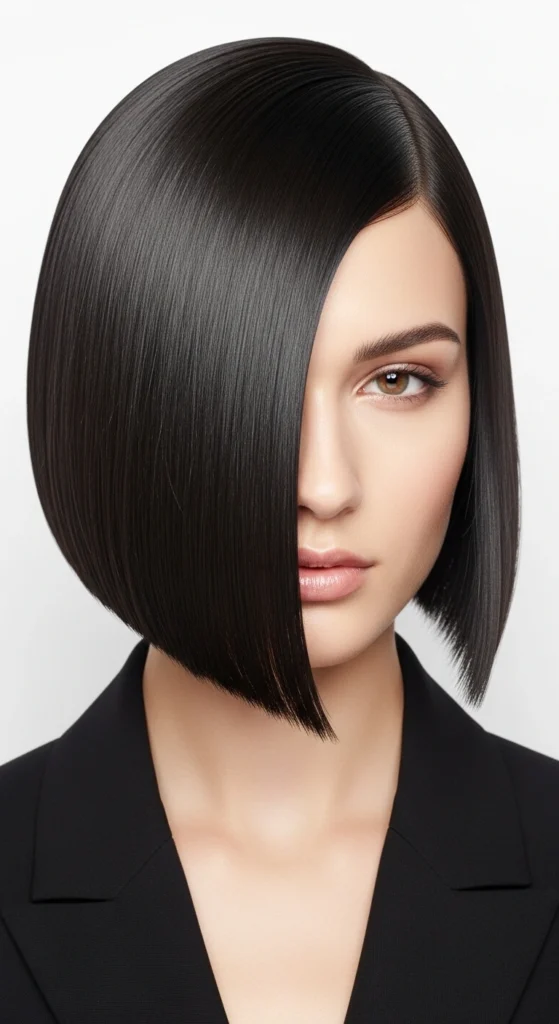 12 Hairstyles for Thin Bob Hair That Add Volume and Style 11 Sleek Modern Bob