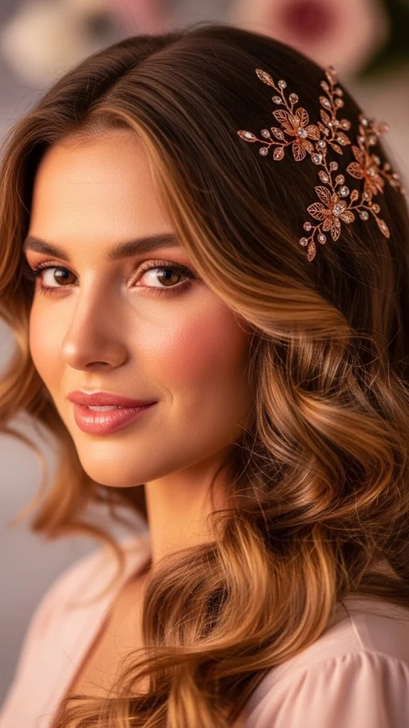 15 Romantic Valentine's Day Hairstyles That'll Make Hearts Skip a Beat 1 Soft Romantic Curls with Face Framing Pieces