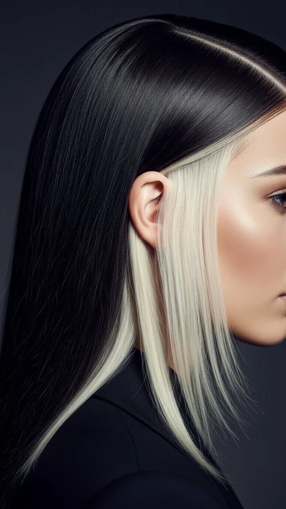 12 Peekaboo Hair Color Ideas 7 Sunset Ombre Peekaboo