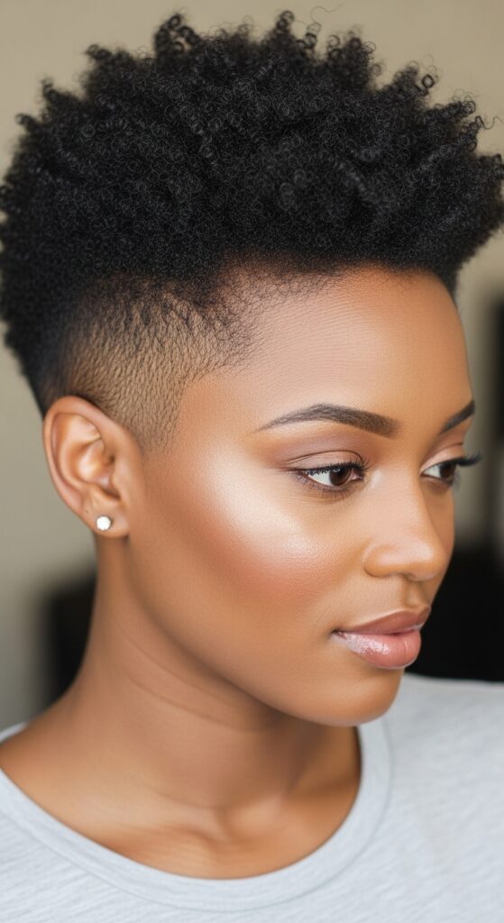 12 Stunning Short Afro Hairstyles That'll Make You Ditch Your Long Hair 2 Tapered TWA Hairstyles 4c Hair