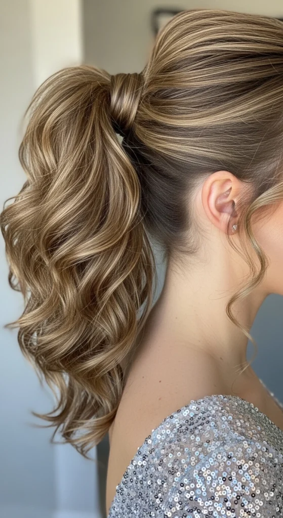 15 Short Prom Hairstyles ideas With a Modern Twist 16 Textured Ponytail with Extensions
