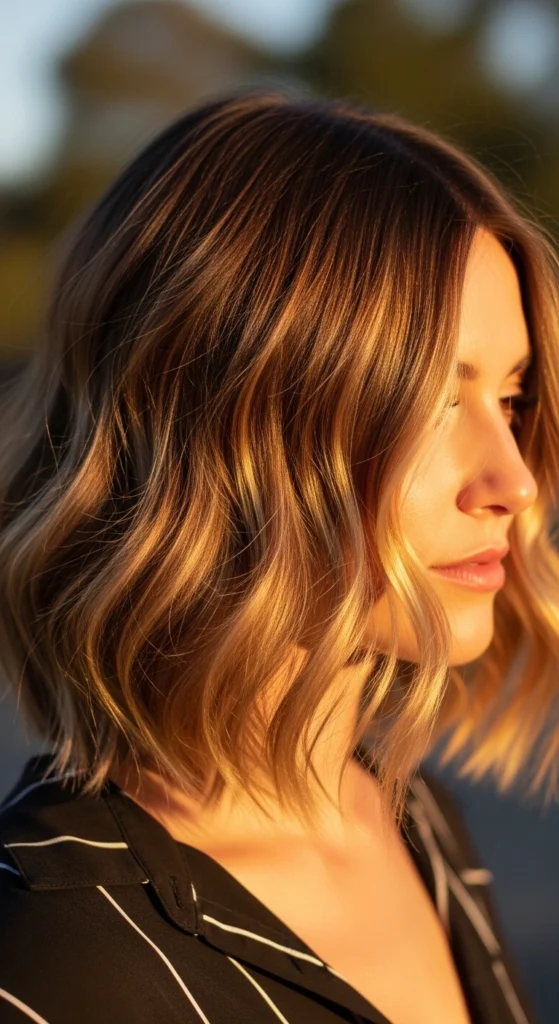 12 Hairstyles for Thin Bob Hair That Add Volume and Style 4 Textured Wavy Bob