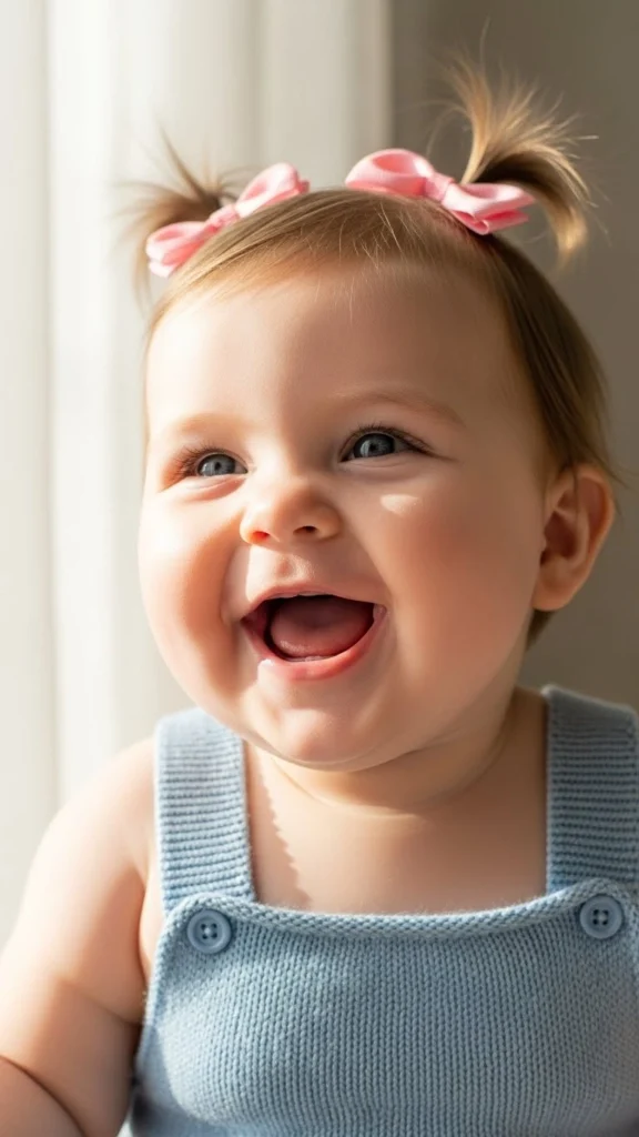 15 Baby Kaylee Hairstyles - Adorable Ideas for Your Little One 2 Tiny Twin Pigtails