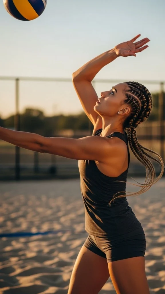 15 Cute Volleyball Hairstyles That Stay Put During Every Game 13 Twisted Side Braid