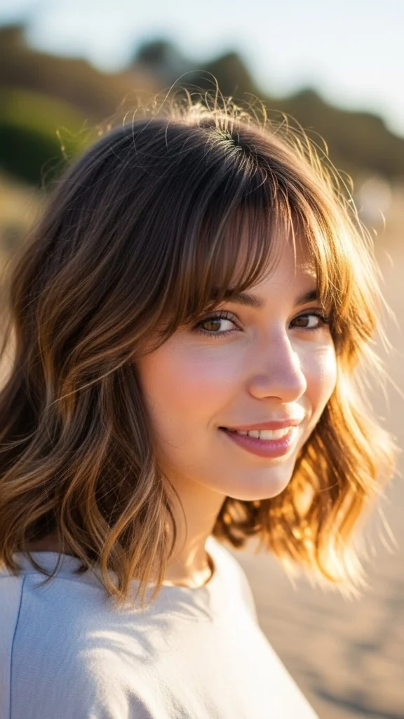 12 Wavy Wolf Cut with Bangs: Stunning Styles to Try in 2026 1 Wavy Wolf Cut with Bangs