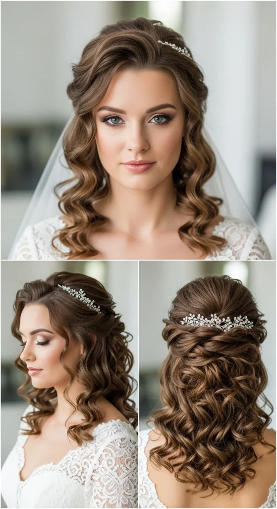 12 Elegant Curly Wedding Hairstyles Perfect for Every Bride 11 Wedding Hairstyles Front and Back Considerations