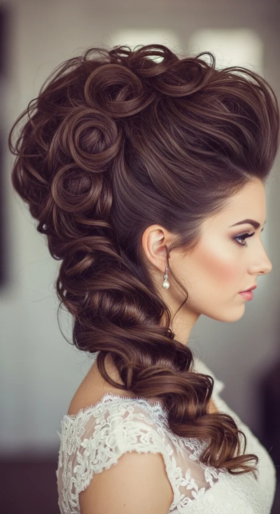 12 Elegant Curly Wedding Hairstyles Perfect for Every Bride 5 Wedding Hairstyles for Thick Curly Hair with Volume