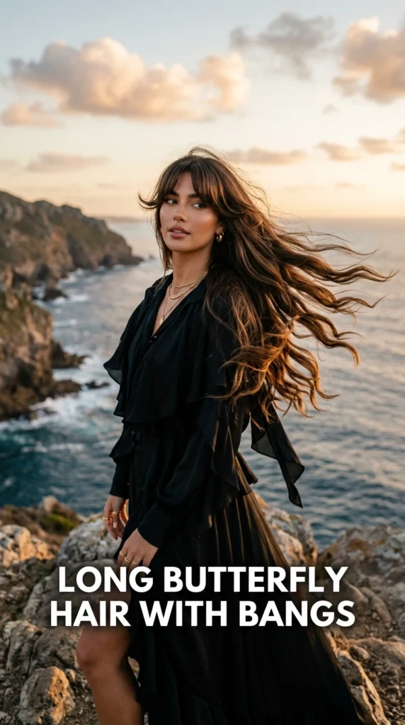 Butterfly Haircut With Bangs: The Dreamy, Voluminous Look You Need to Try 10 Long butterfly haircut 202604100844